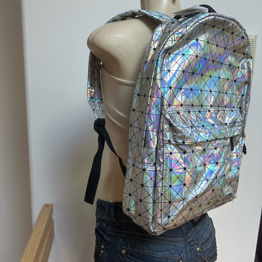 Holographic Geometric Backpack - Picture 4 of 5